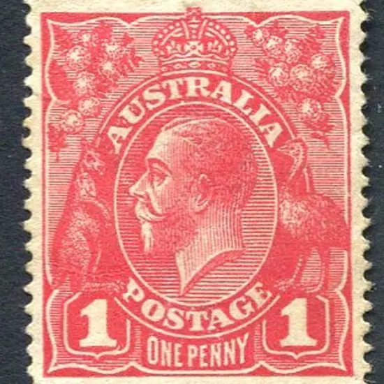 1d scarlet red, Die II. MNG. Drury Cert. (2025). ...