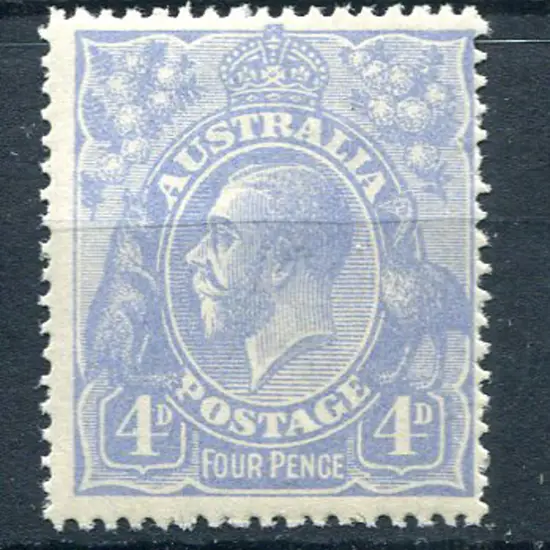 4d pale ultramarine. MUH, centred to right. ACSC ...