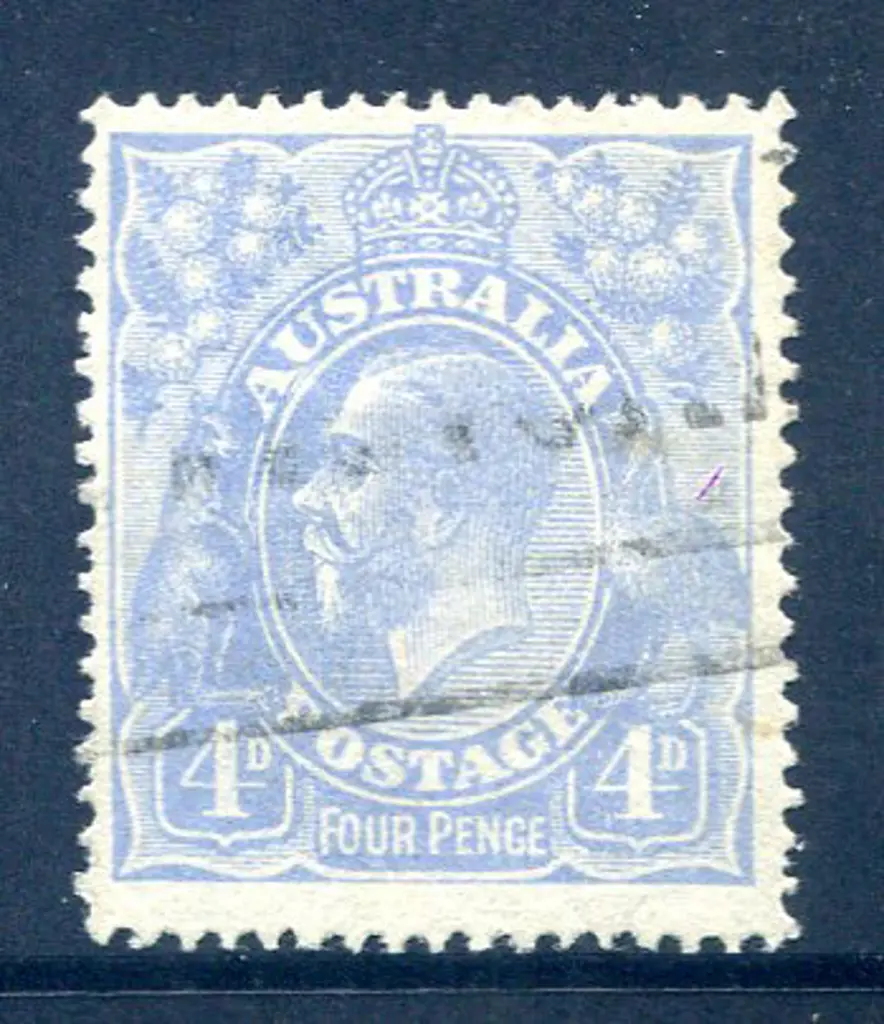 4d blue with "crack in front of King's face" State ... Image 1++