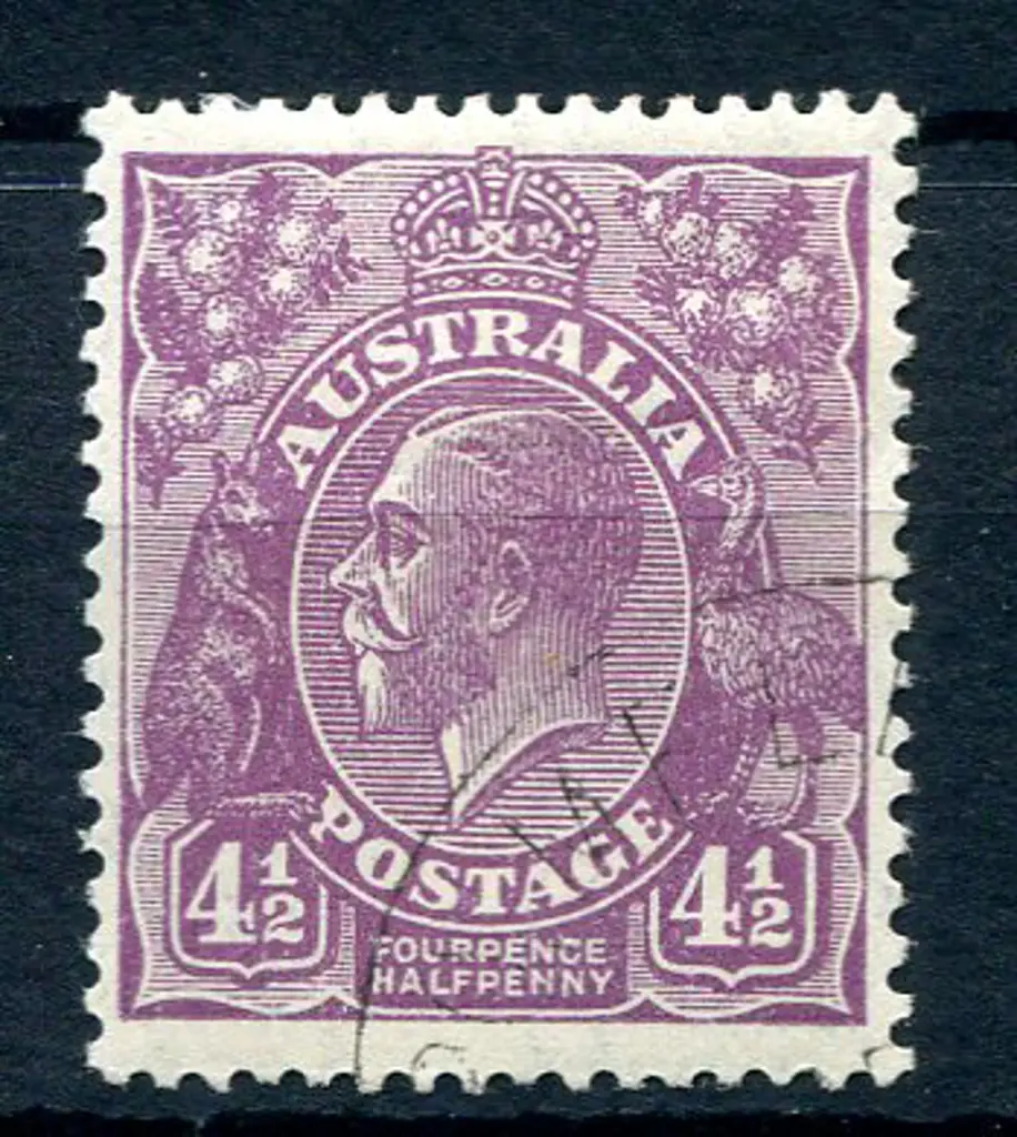 4½d violet, Die II. CTO & well centred. ACSC 121A, ... Image 1++