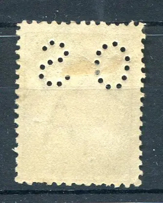 1913 £1 red-brown & blue, 1st wmk perfined small ... Image 1++