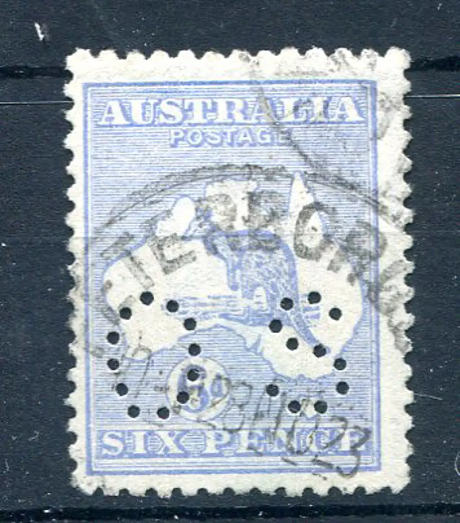 1915/28 6d bright ultramarine, 3rd wmk, Harrison ... Image 1++