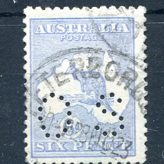 1915/28 6d bright ultramarine, 3rd wmk, Harrison ...
