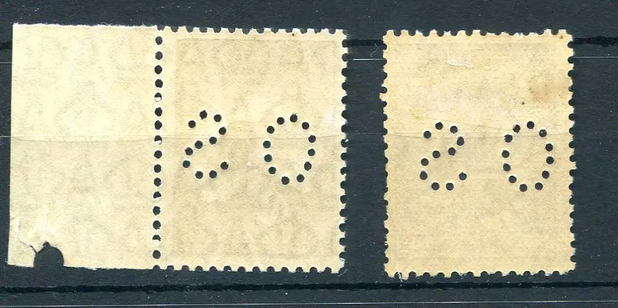 1929/30 6d brown with right margin MUH & 9d ... Image 1++