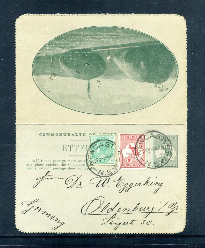 1913 (3rd Mar) 1d "The Two Brothers, Queensland" ... Image 1++