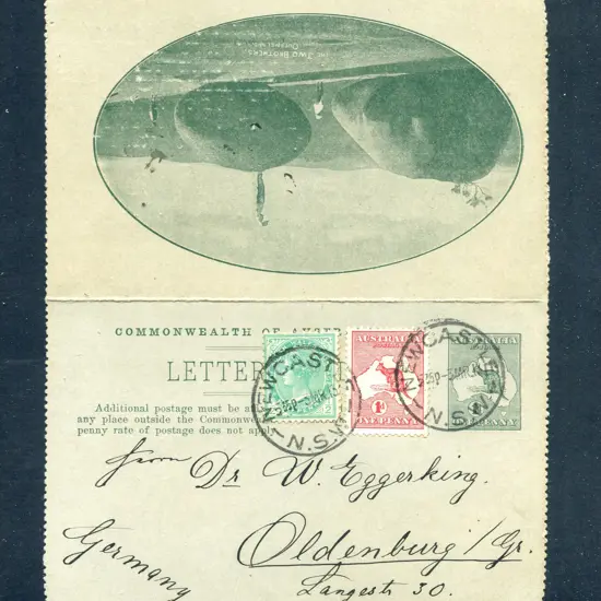 1913 (3rd Mar) 1d "The Two Brothers, Queensland" ...