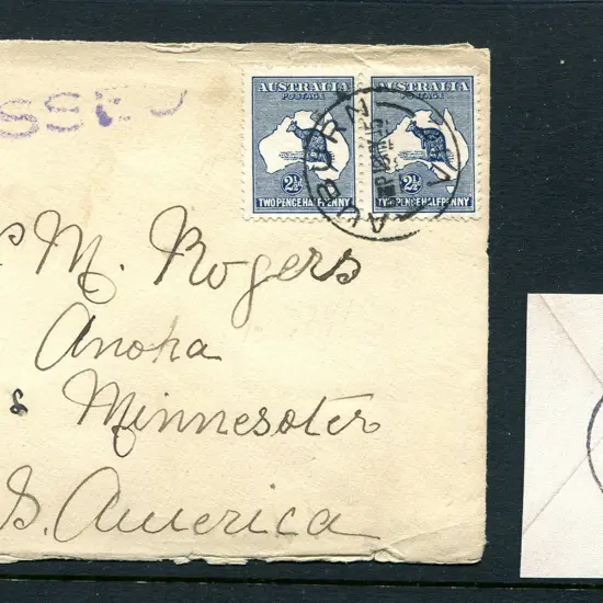 1915 (18th May) USA addressed cover bearing 2½d ...