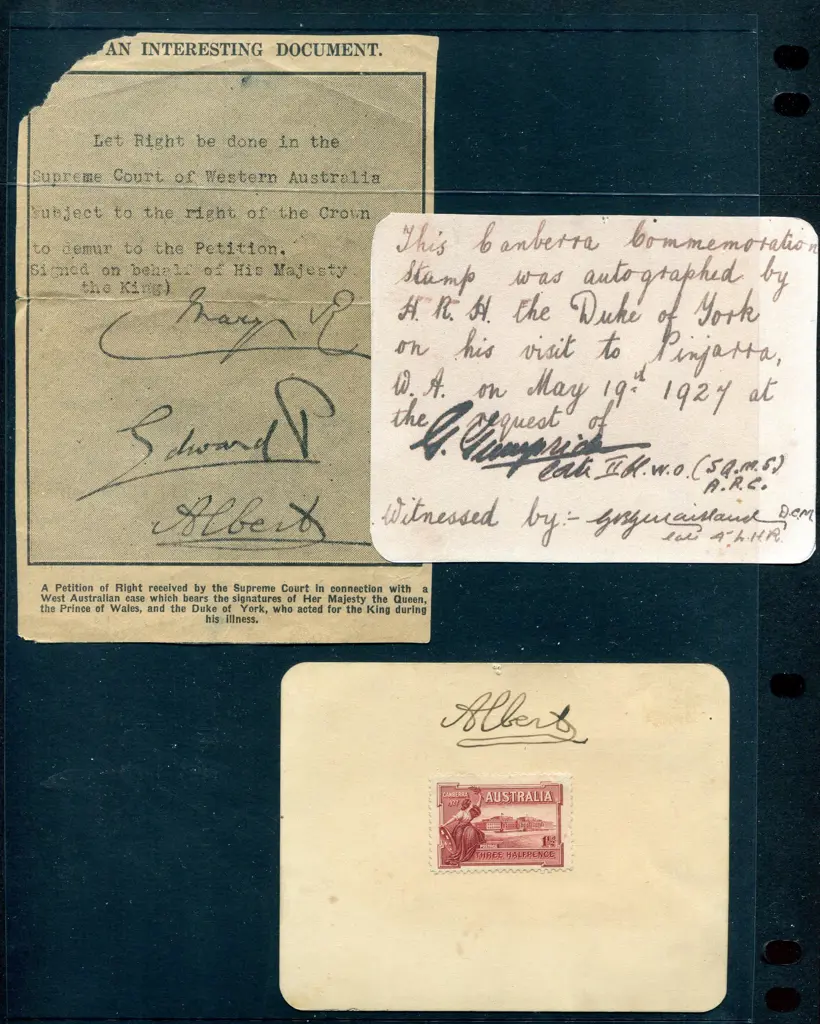 1927 1½d Canberra on small pres card (115mm x ... Image 1++