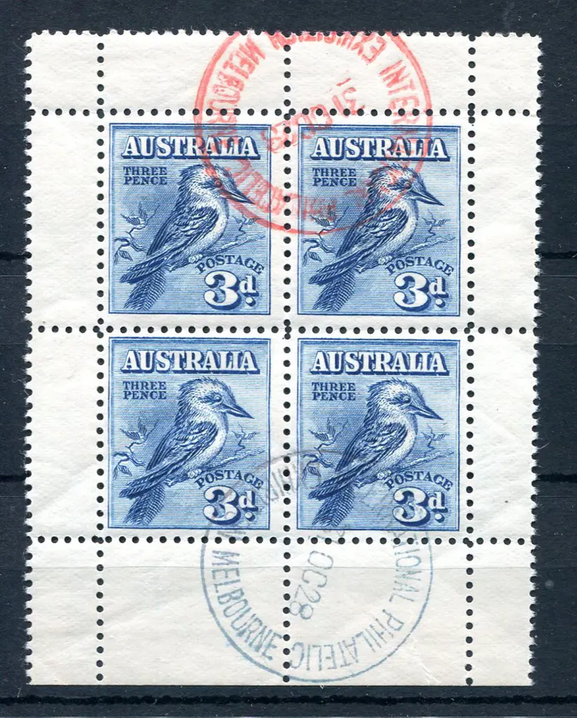 1928 Kookaburra Exhibition Miniature Sheet. CTO ... Image 1++