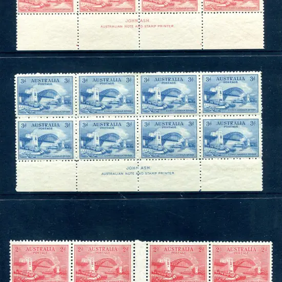 1932 2d (MUH) & 3d Sydney Harbour Bridge (2 units ...