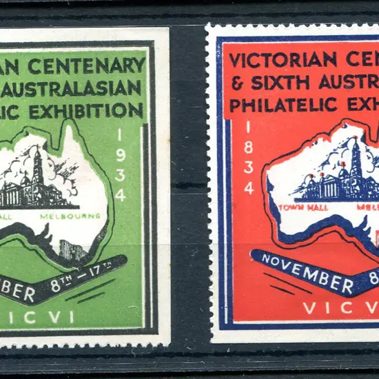 1934 "Victorian Centenary & Sixth Australasian ...