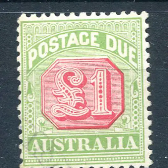 1909/10 £1 rosine & yellow-green. Fine MNG with ...