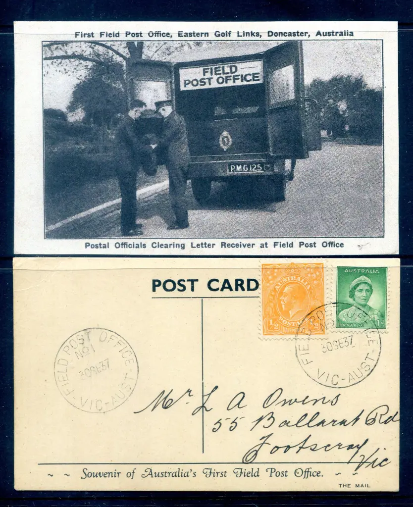 1937 (30th Sept) "First Field Post Office, Eastern ... Image 1++