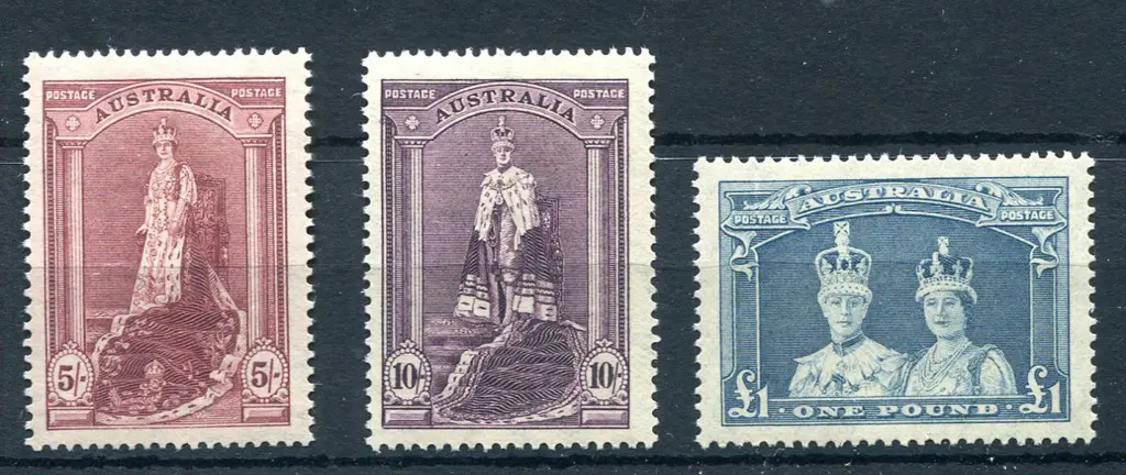 1937/48 5/- to £1 Robes on thin paper. All well ... Image 1++