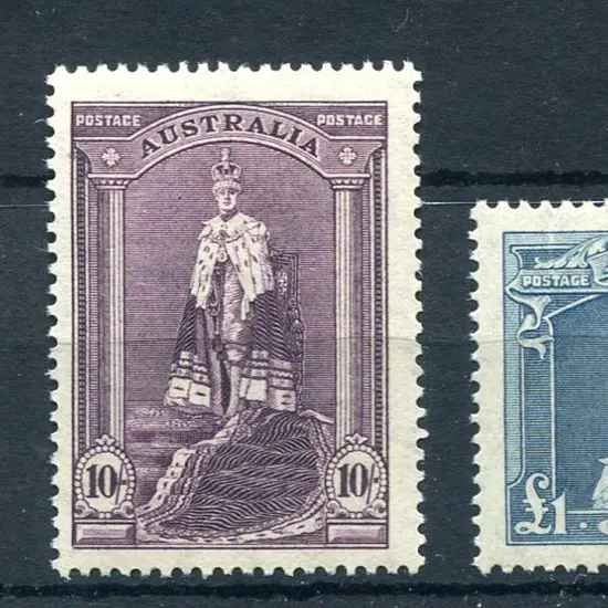 1937/48 5/- to £1 Robes on thin paper. All well ...