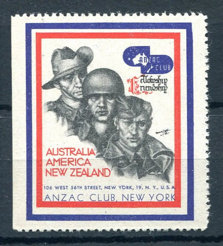 1942 ANZAC Club New York cinderella showing men ... Image 1++