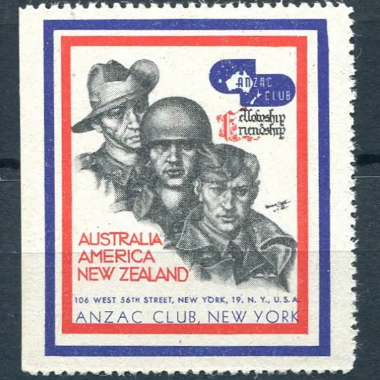 1942 ANZAC Club New York cinderella showing men ...