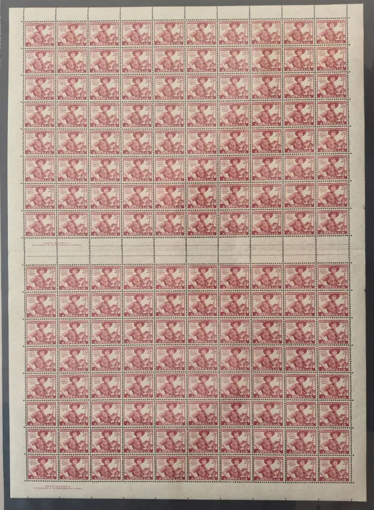 1948 2½d Scout Jamboree in complete sheet of 160 ... Image 1++