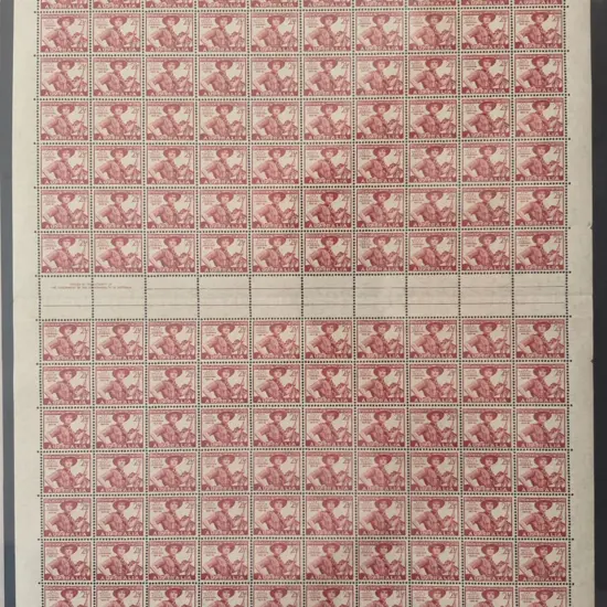 1948 2½d Scout Jamboree in complete sheet of 160 ...