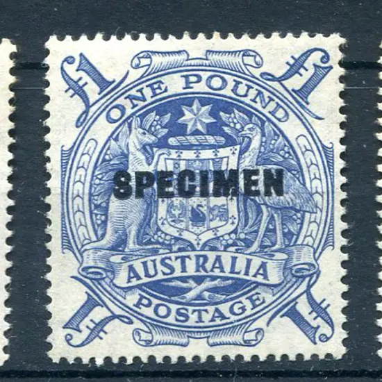 1949/50 Arms set of 3 ovptd "SPECIMEN". MUH, the ...