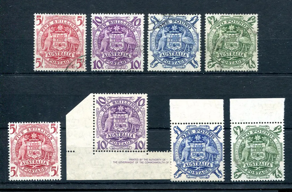 1949/50 Arms set of 4 in both F/U & MUH cond. Good ... Image 1++