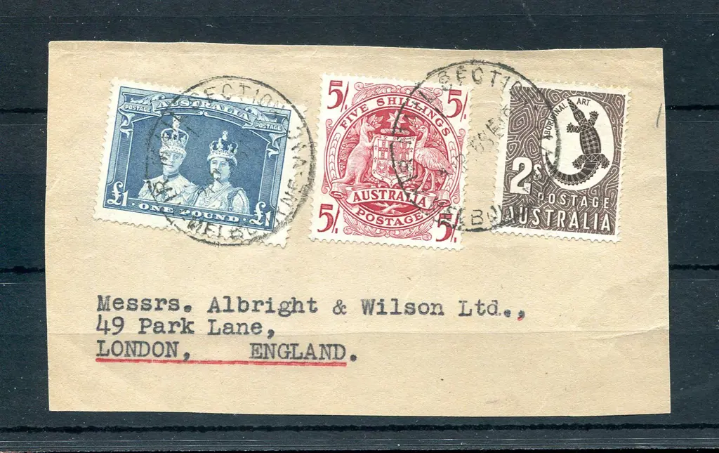 1959 (6th Sept) London addressed piece with 2/- ... Image 1++