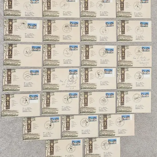 1962 Perth Commonwealth Games set of 25 covers ...