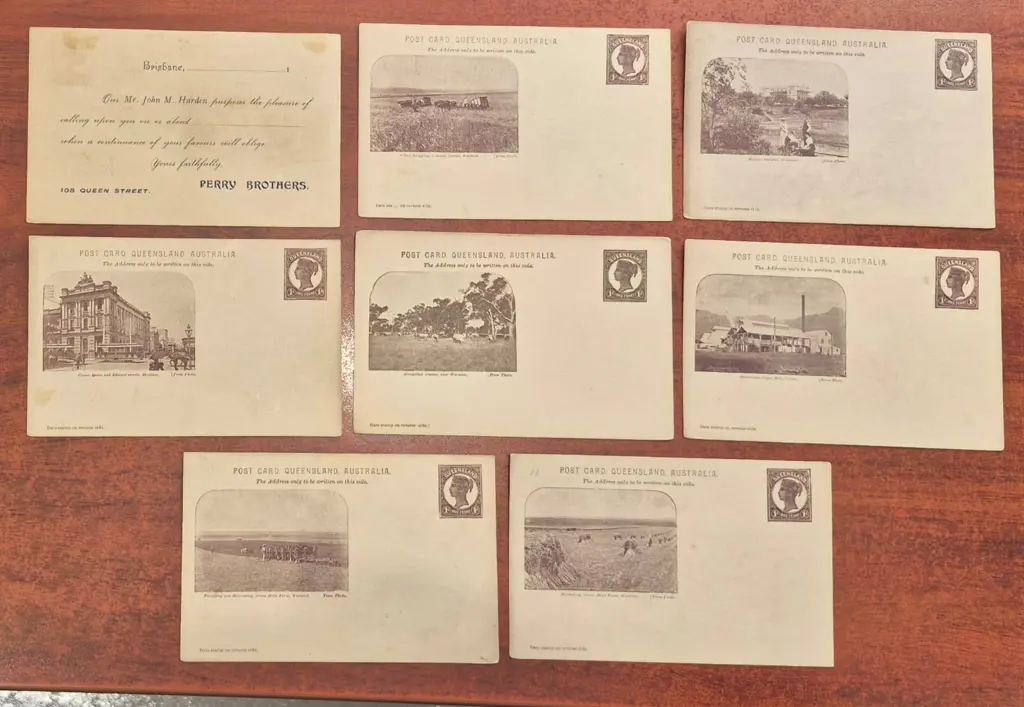 1898 1d QV Post Card pictorial selection incl ... Image 1++