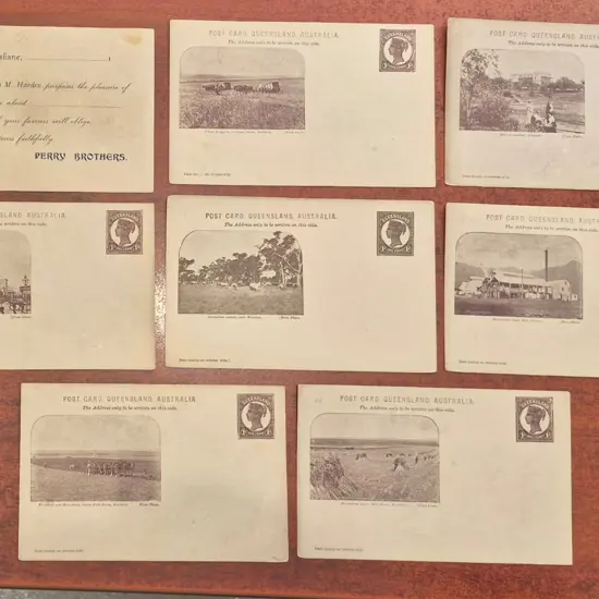 1898 1d QV Post Card pictorial selection incl ...
