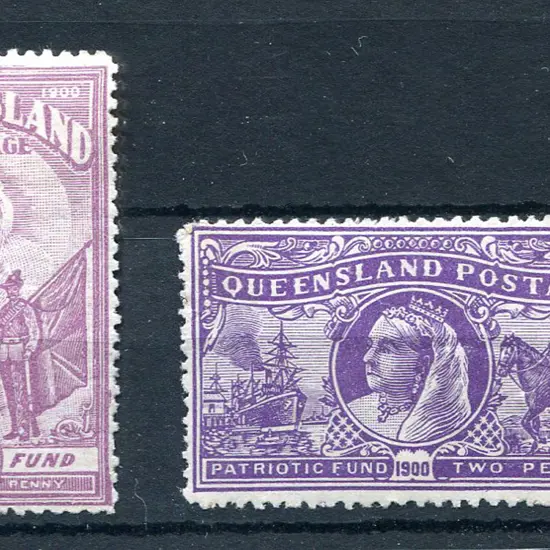 1900 Patriotic Fund pair. MLH with minor ...