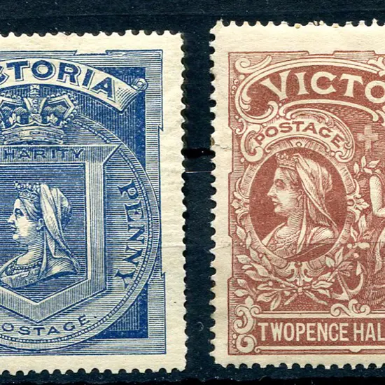 1897 Diamond Jubilee & Hospital Charity Fund pair. ...