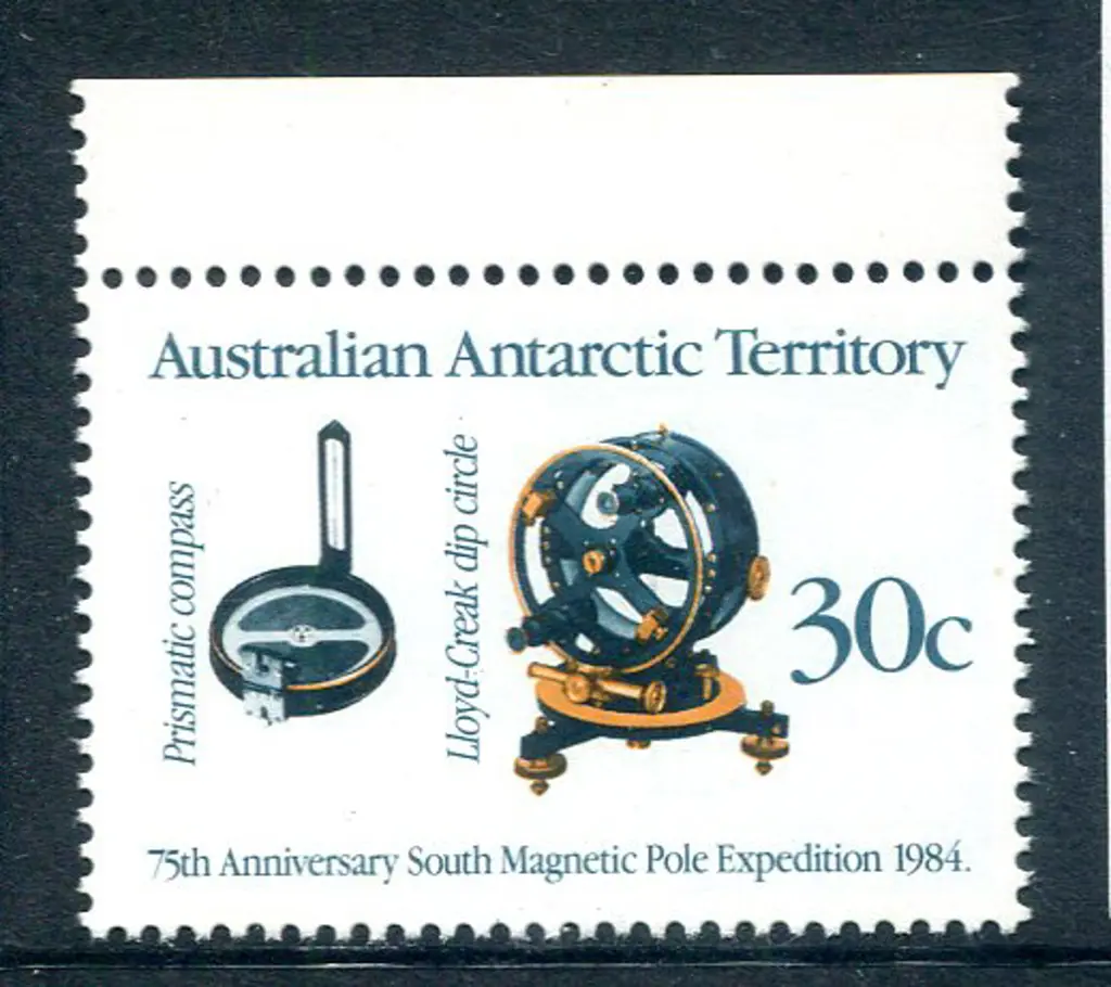 1984 30c South Magnetic Pole Expedition with "blue ... Image 1++