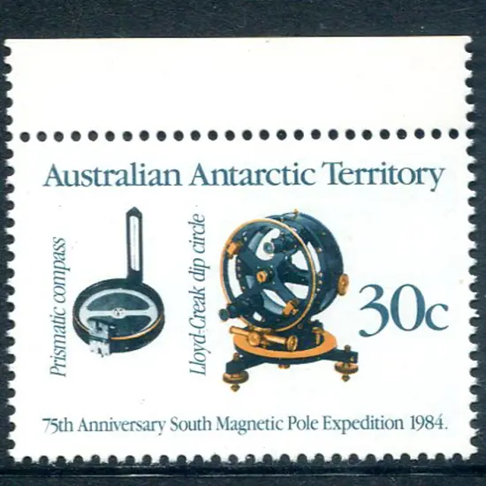 1984 30c South Magnetic Pole Expedition with "blue ...