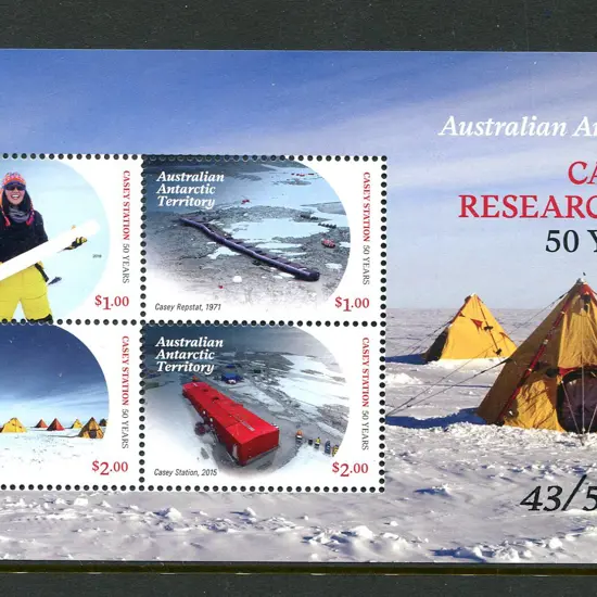 2019 Casey Research Station M/S ovptd "SWAN RIVER ...