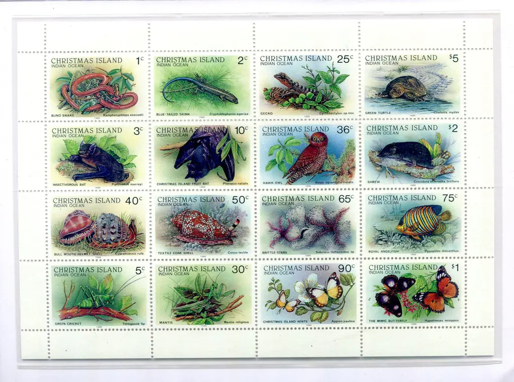 1988 Wildlife sheetlet of 16 in pres packs x 2. ... Image 1++