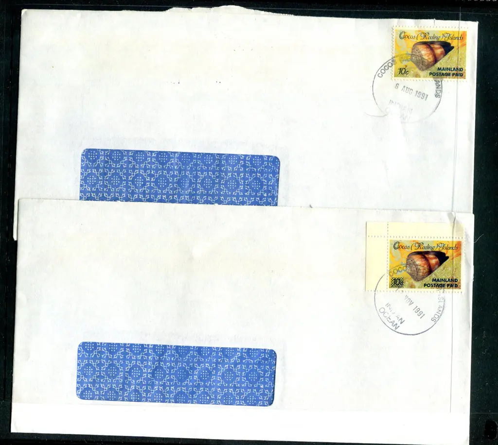1991 (6th Aug & 12th Nov) "10c MAINLAND POSTAGE ... Image 1++