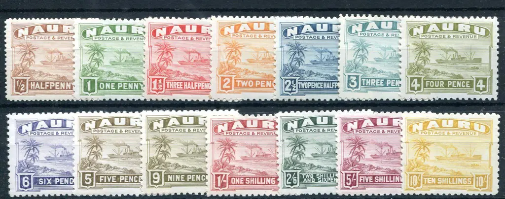 1937/48 Ships to 10/- on white, shiny surfaced ... Image 1++