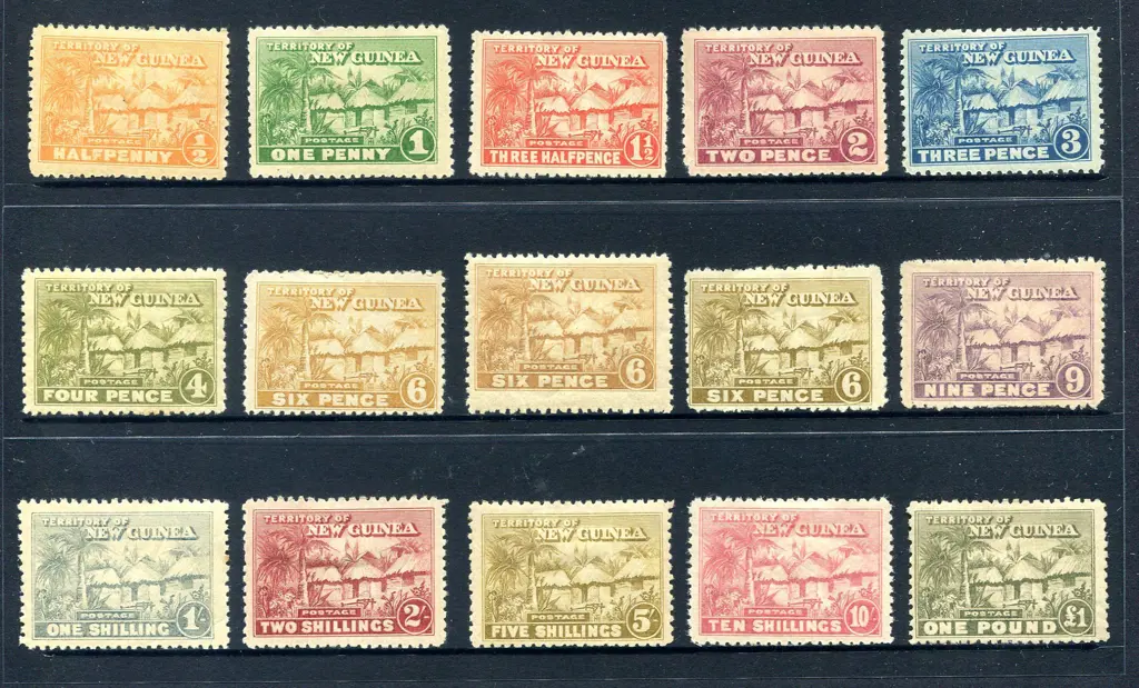 1925/28 Huts to £1 incl 3 shades of 6d. Blunt ... Image 1++