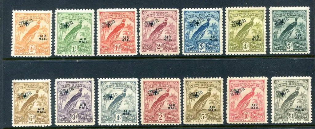 1931 BOP dated "AIR MAIL" ovpts to £1. Majority ... Image 1++