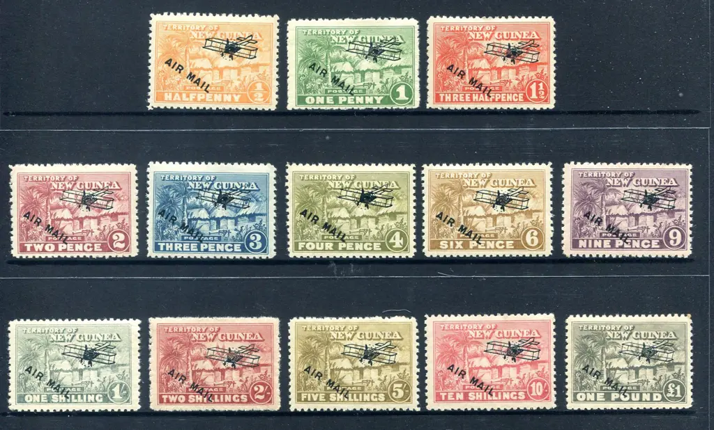 1931 Huts also "AIR MAIL" to £1 as above but ... Image 1++