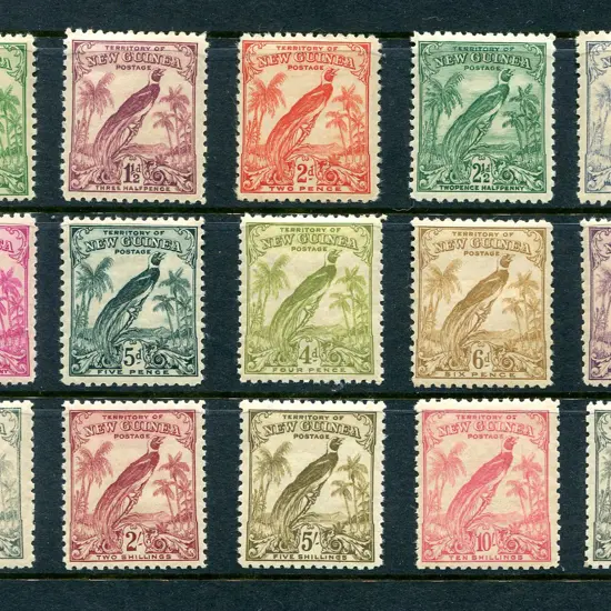 1932/34 BOP undated set of 15 to £1. Usual light ...