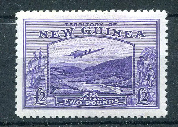 1935 £2 violet Bulolo Goldfields Airmail. Fine ... Image 1++