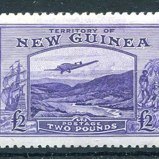 1935 £2 violet Bulolo Goldfields Airmail. Fine ...