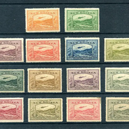 1939 Bulolo Goldfields Airmails to £1. MLH with ...