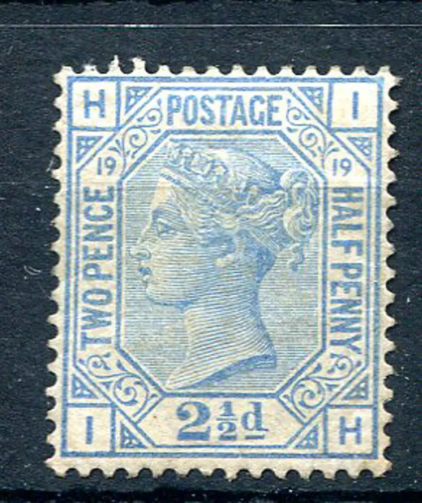 1873/80 2½d blue, wmk orb, plate 19. Slightly ... Image 1++