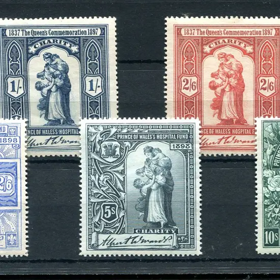 1897 Prince of Wales Hospital Fund Raising set of ...