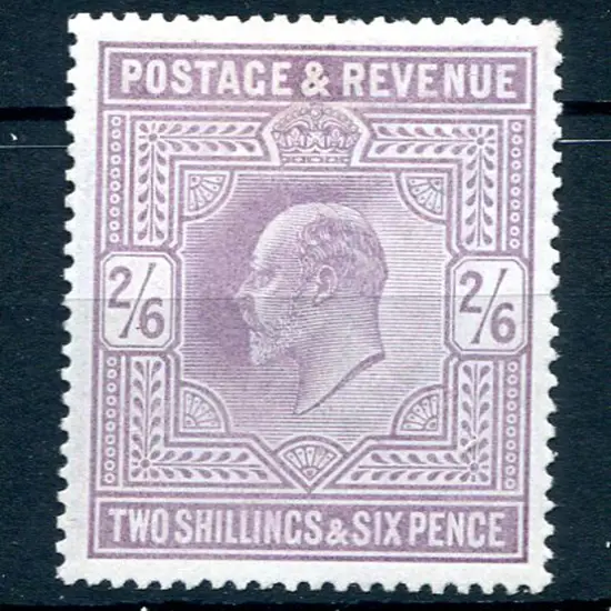 1902/10 2/- dull purple KEVII. MLH with patchy gum ...