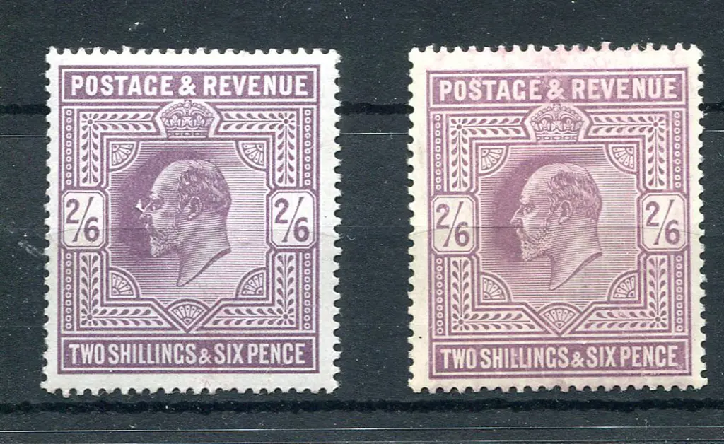 1902/10 2/6d lilac KEVII, fresh MLH but vert ... Image 1++