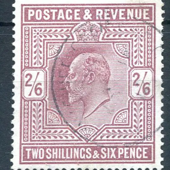 1911/13 2/6d dull reddish-purple KEVII. Superb ...