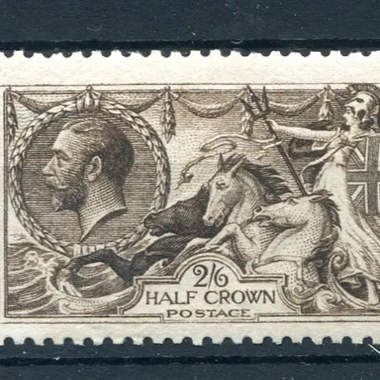 1913/18 2/6d deep sepia-brown Waterlow. Superb MUH ...